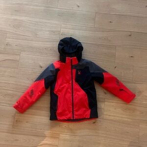 Spyder Black and Red Leader Jacket